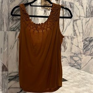 Anthropologie light brown tank top WORN ONCE